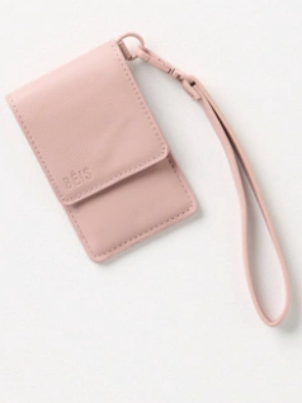 BEIS Blush Pink Wristlet Card Holder
